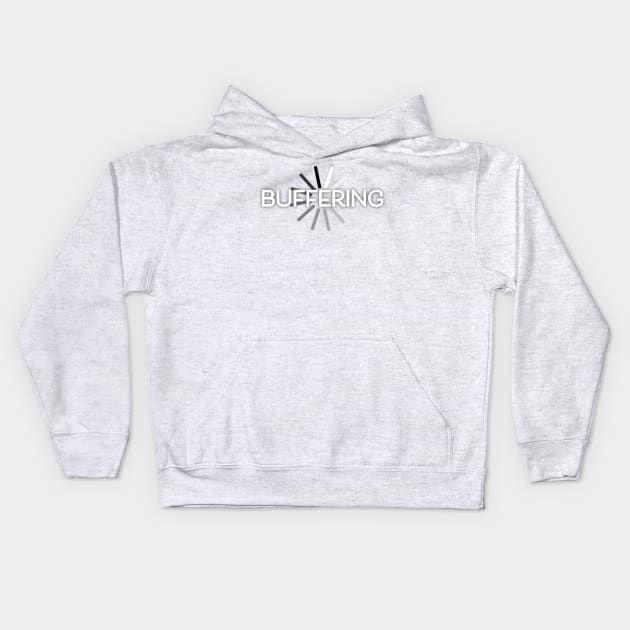 buffering Kids Hoodie by bug bones